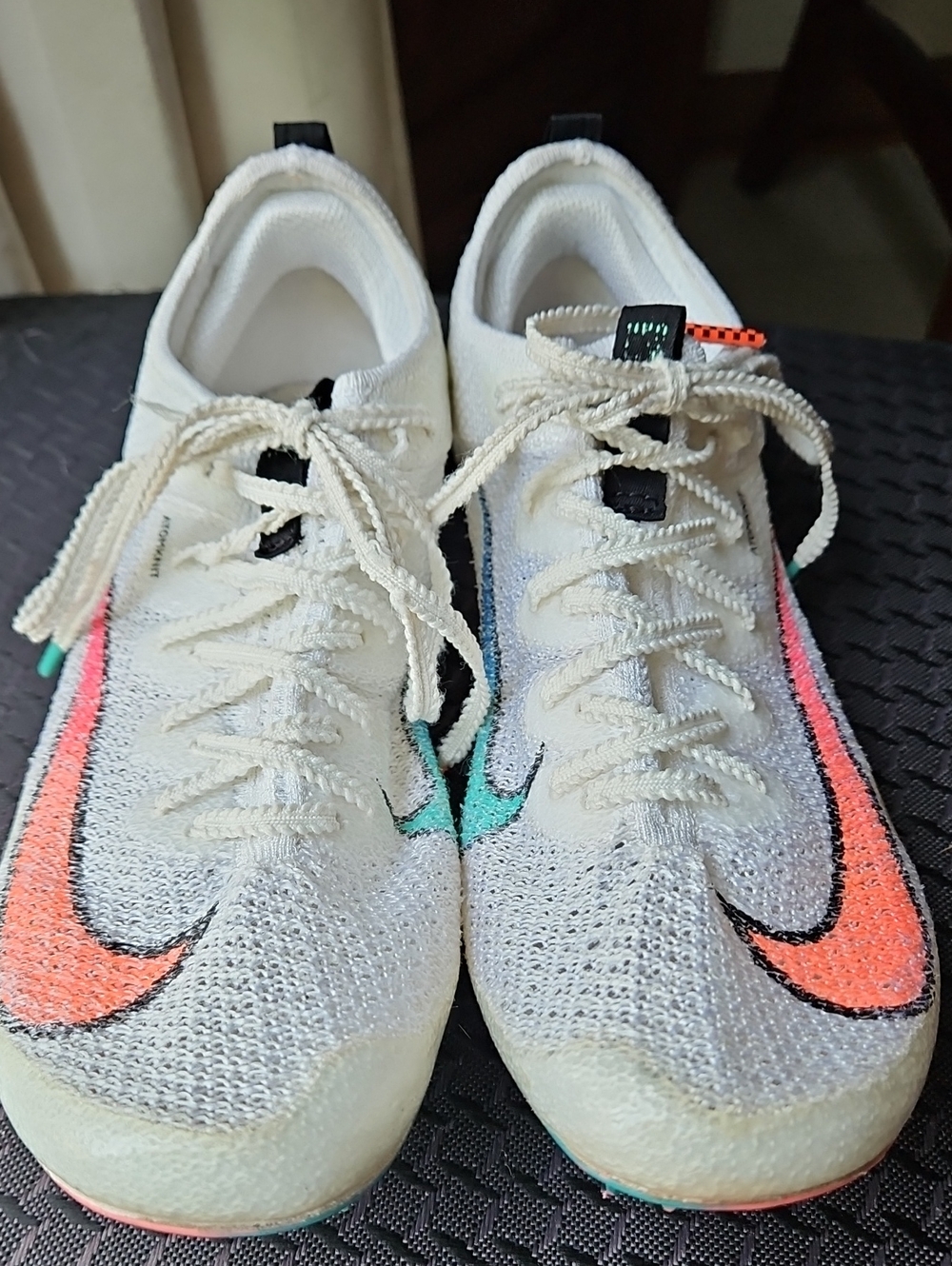 Nike Zoom Superfly Elite 2 "White Ombre" Sprint Spikes - Size US Womens 6.5